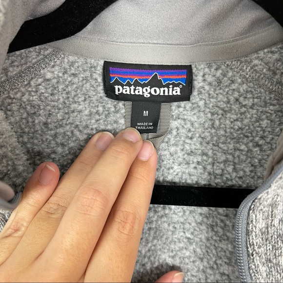 NWOT Women’s Grey Patagonia Better Sweater 1/4 Zip Fleece Size M - Picture 6 of 10